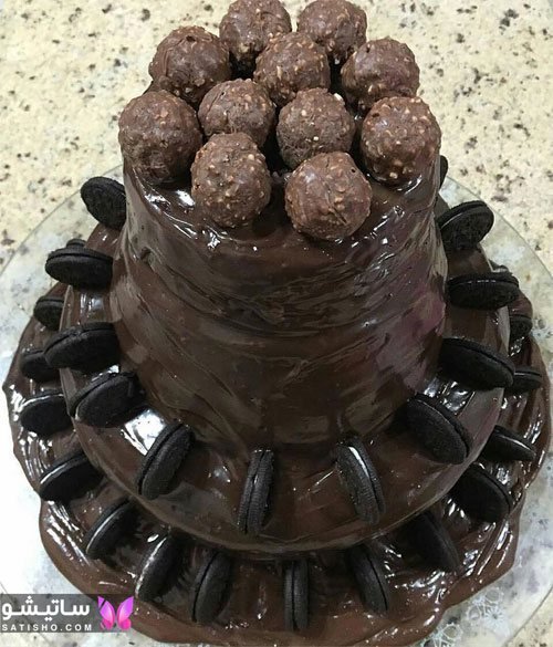  عکس کیک تولد شکلاتی پسرانه