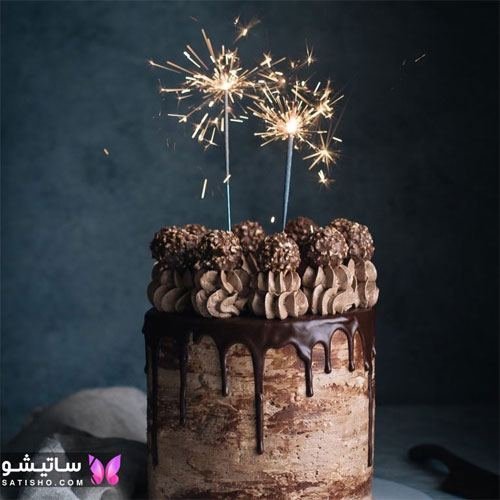  عکس کیک تولد شکلاتی پسرانه