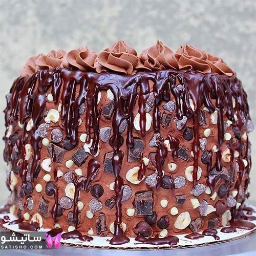  عکس کیک تولد شکلاتی پسرانه