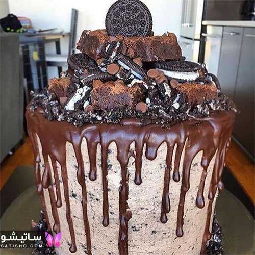  عکس کیک تولد شکلاتی پسرانه