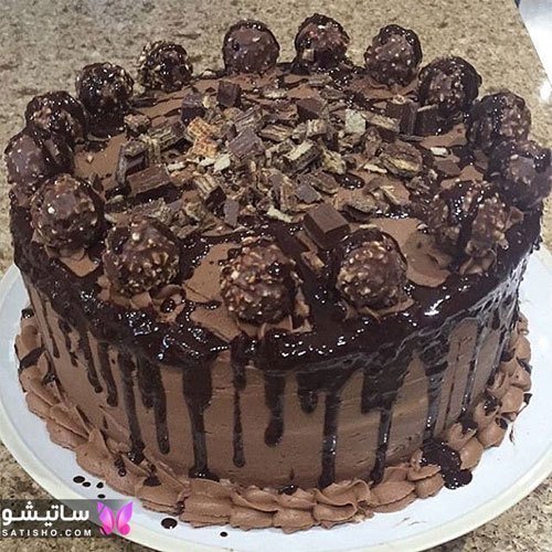  عکس کیک تولد شکلاتی پسرانه