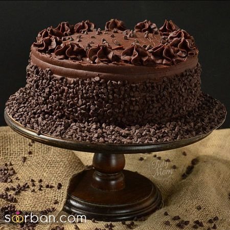  کیک تولد دخترانه شکلاتی فانتزی