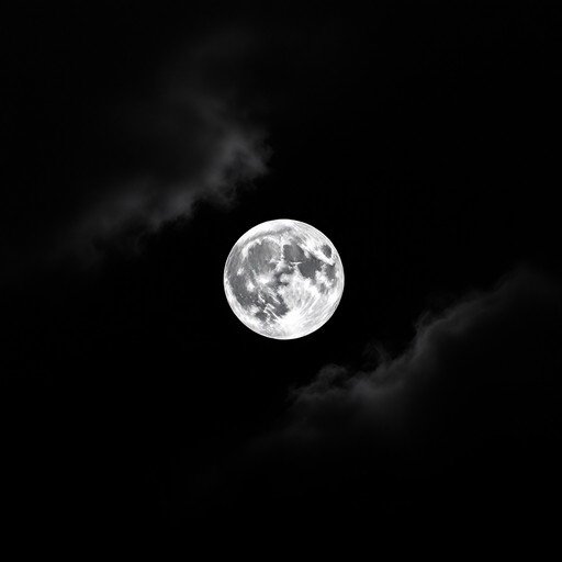 عکس ماه در شب برای پروفایل