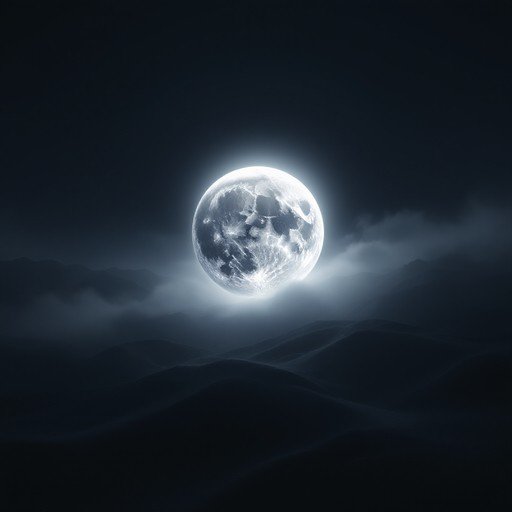 عکس ماه در شب برای پروفایل