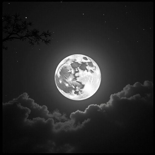 عکس ماه در شب برای پروفایل