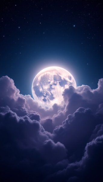 عکس ماه در شب برای پروفایل