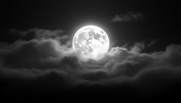 عکس ماه در شب برای پروفایل
