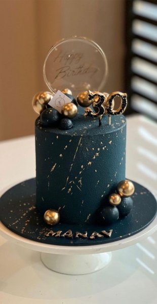  عکس کیک مینیمال مردانه