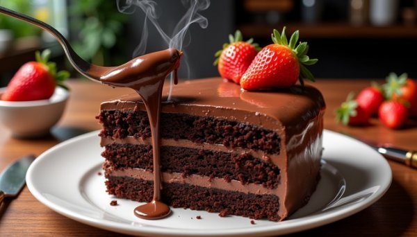 عکس دسر شکلاتی لاکچری