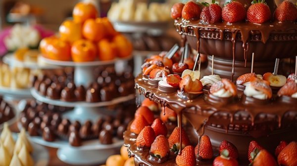 عکس دسر شکلاتی لاکچری