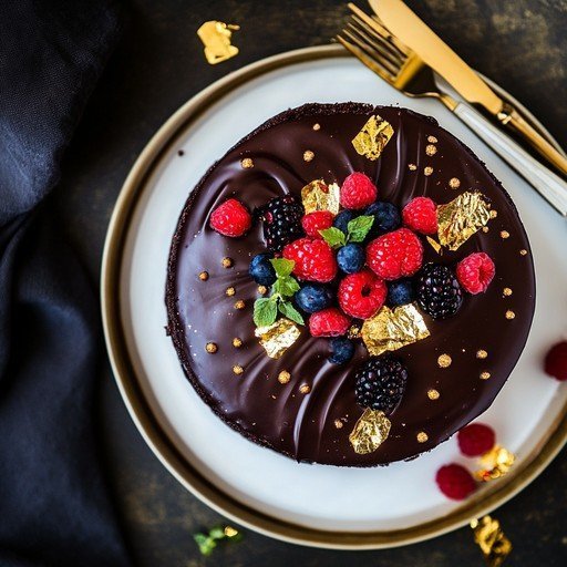  عکس دسر شکلاتی لاکچری