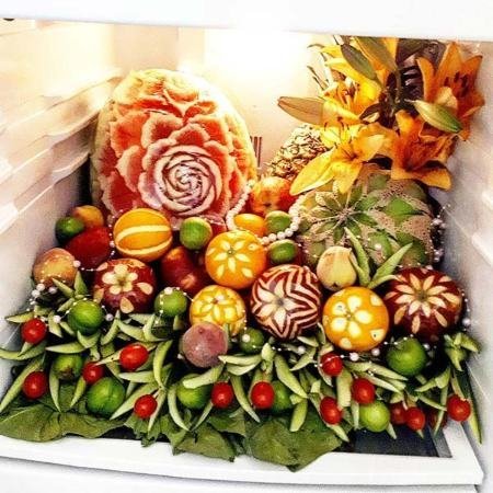  عکس میوه آرایی عروس