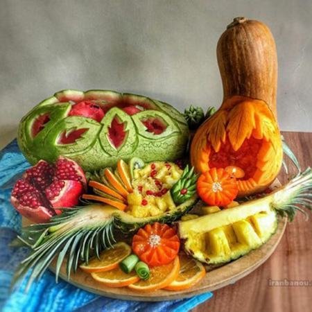  عکس میوه آرایی عروس