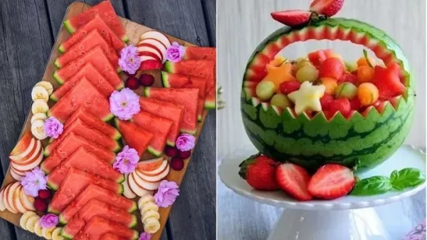 عکس میوه آرایی ساده و شیک