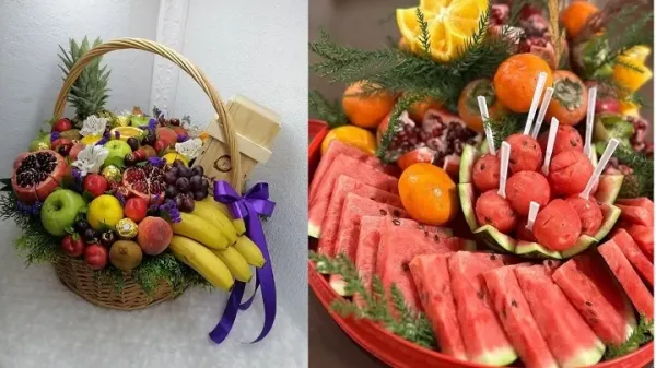 عکس میوه آرایی ساده و شیک