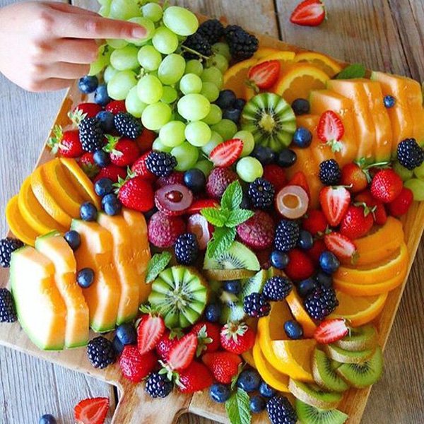 عکس تزیین میوه ساده