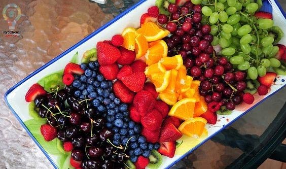 تزیین سبد میوه تابستانی