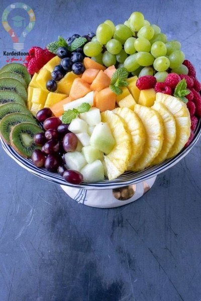 تزیین سبد میوه تابستانی