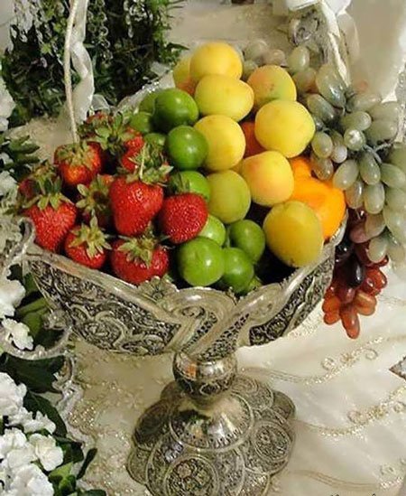 تزیین سبد میوه نامزدی