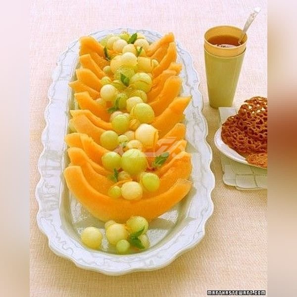  تزیین سینی میوه تابستانی