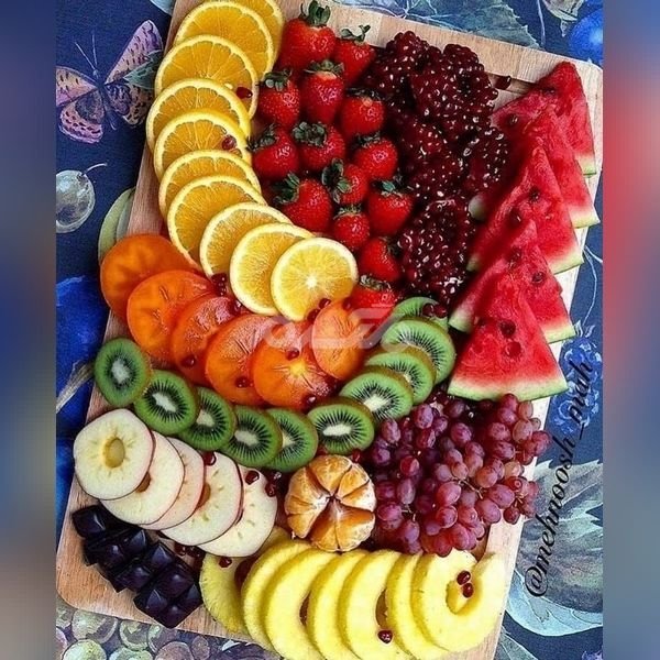  تزیین سینی میوه تابستانی