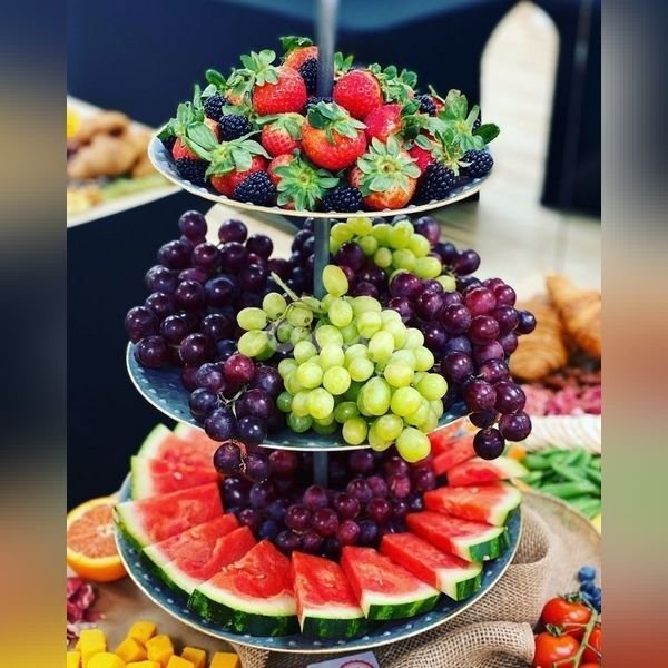  تزیین سینی میوه تابستانی