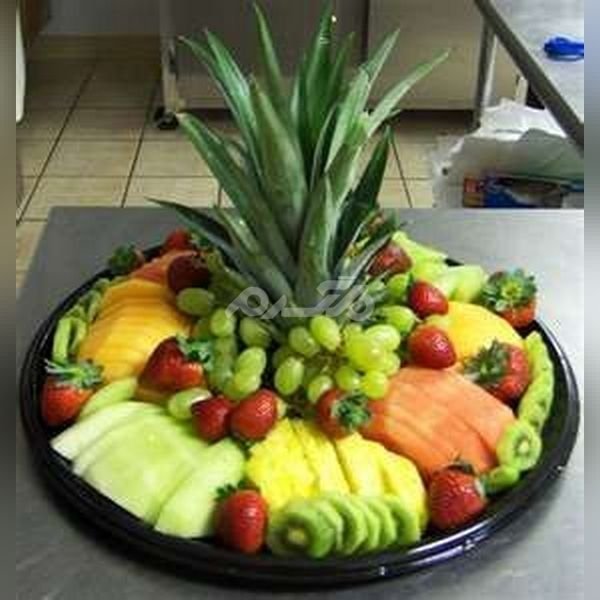  تزیین سینی میوه تابستانی