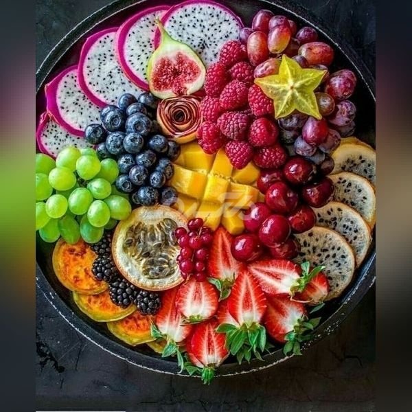  تزیین سینی میوه تابستانی