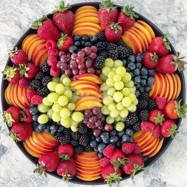  تزیین سینی میوه تابستانی