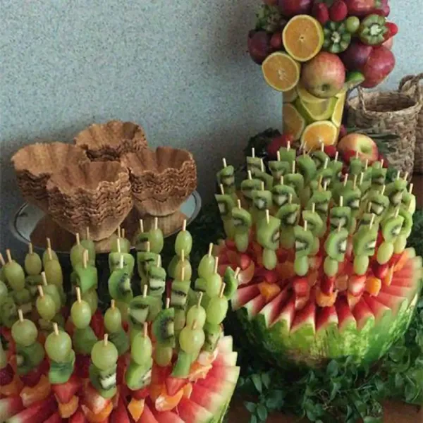  تزیین سبد میوه ساده برای مدرسه