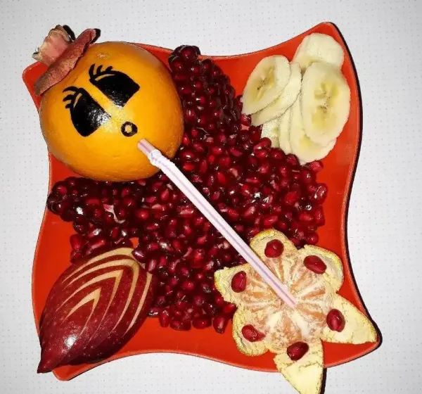  تزیین سبد میوه ساده برای مدرسه