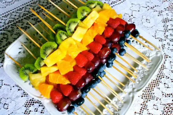  تزیین سبد میوه ساده برای مدرسه