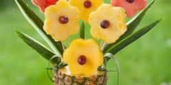  تزیین میوه پاییزی ساده