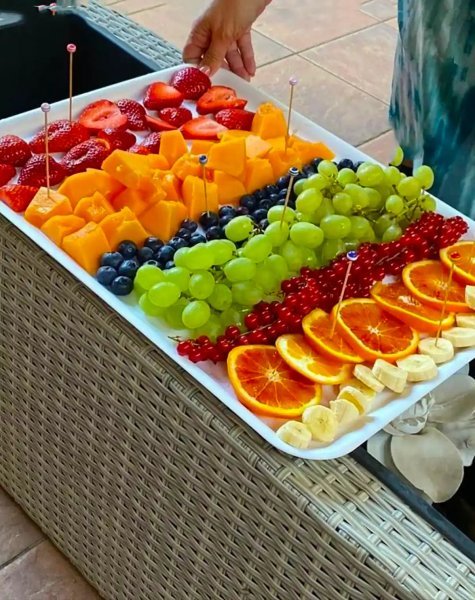 تزیین سبد میوه