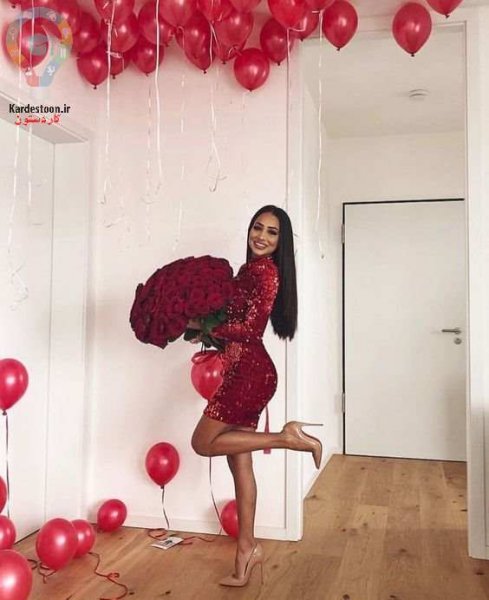  تزیین میز ولنتاین دونفره