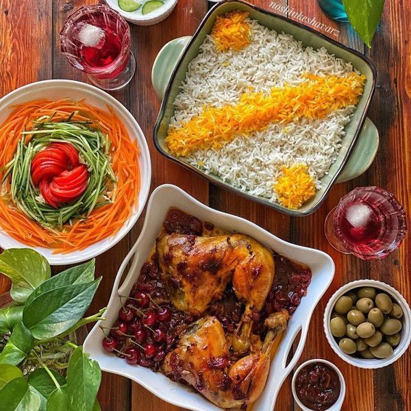  عکس میز شام ساده و شیک