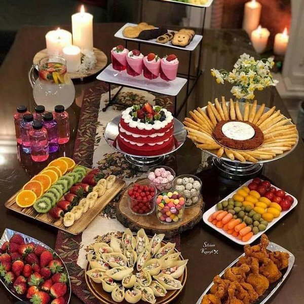  عکس میز شام ساده و شیک