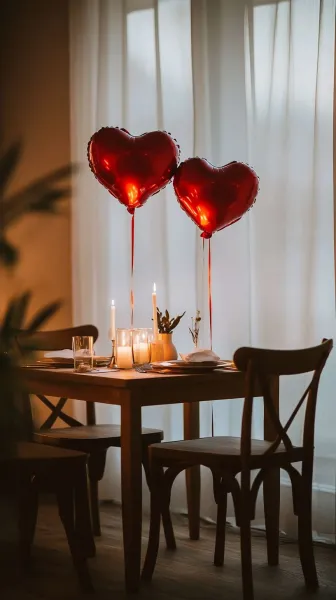  عکس میز شام لاکچری دونفره
