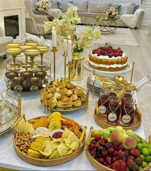  عکس میز مهمانی عصرانه
