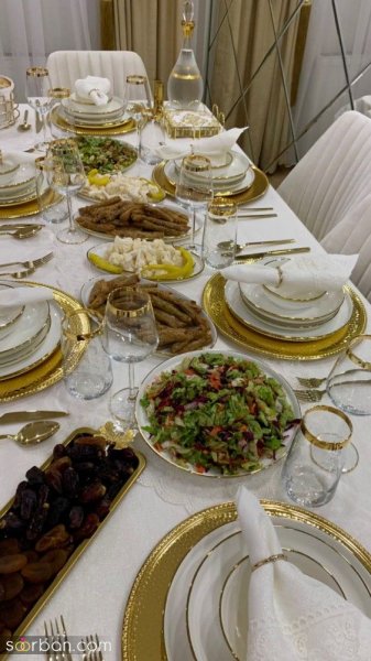  عکس میز شام لاکچری خارجی