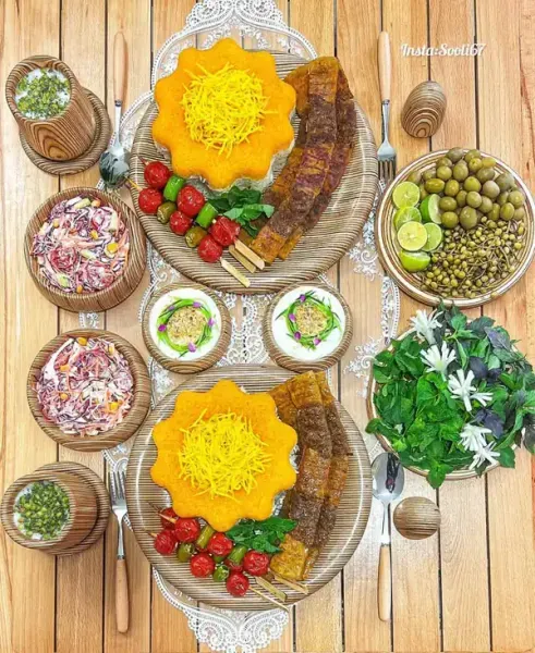 عکس میز مهمانی لاکچری