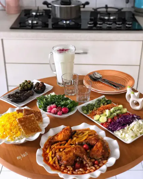  عکس میز مهمانی لاکچری