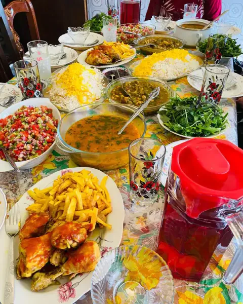  عکس میز مهمانی لاکچری
