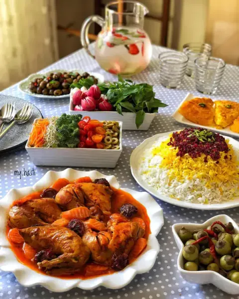  عکس میز مهمانی لاکچری