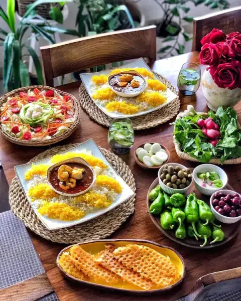  عکس میز مهمانی لاکچری
