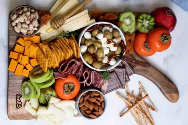 تزیین میز مزه برای تولد