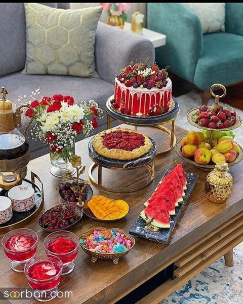  میز سلف سرویس مهمانی