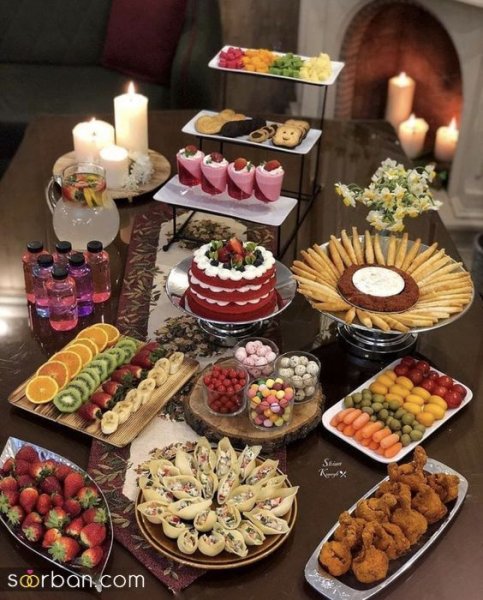 میز سلف سرویس مهمانی