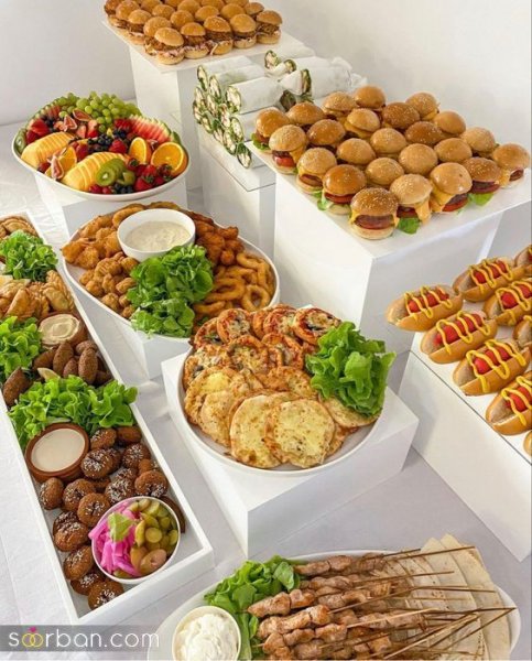  میز سلف سرویس مهمانی