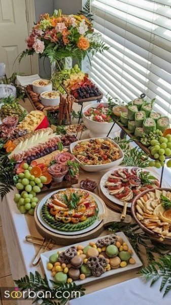  میز سلف سرویس مهمانی